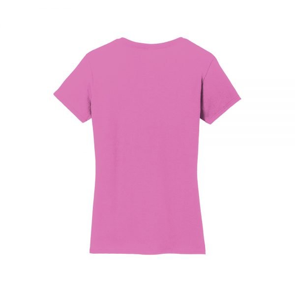 Gildan® Ladies Heavy Cotton™ 100% Cotton V-Neck T-Shirt- 5V00L - Image 2