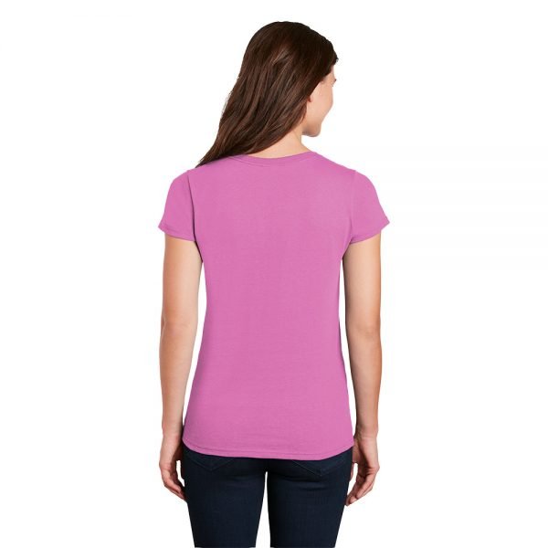 Gildan® Ladies Heavy Cotton™ 100% Cotton V-Neck T-Shirt- 5V00L - Image 4